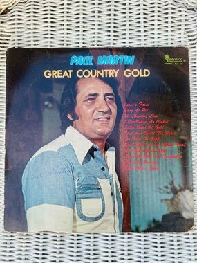 PAUL MARTIN GREAT COUNTRY GOLD VINYL LP RECORD ALBUM (1978)